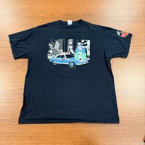 Vintage Pink Floyd The Wall Double Sided Graphic T-Shirt XL Black FOTH Cotton